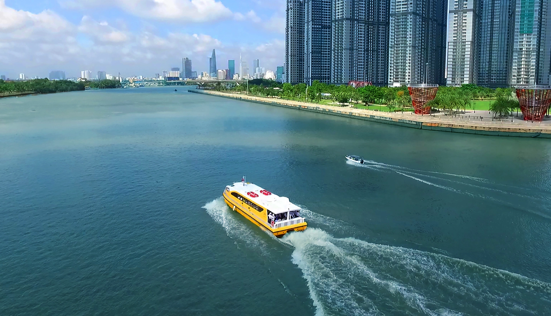 The river bus in HCMC. Photo: HCMC Department of Tourism
