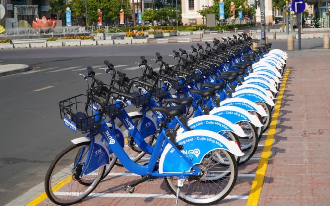 Public bicycles. Photo: Gia Minh
